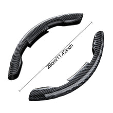 Load image into Gallery viewer, Universal Car Carbon Fiber Steering Wheel Cover Gear Cover Ultra-thin Sweat-absorbing Anti Slip Special Steering Wheel
