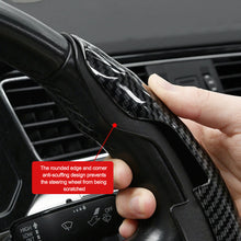 Load image into Gallery viewer, Universal Car Carbon Fiber Steering Wheel Cover Gear Cover Ultra-thin Sweat-absorbing Anti Slip Special Steering Wheel
