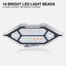 Load image into Gallery viewer, Mortorcycle LED Solar Power Warning Light Anti-rear Strobe Light Night Ride Tail Light for Motorcycle Car Electric Vehicle Bicycle
