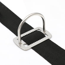 Load image into Gallery viewer, 2" Scuba Diving Weight Belt Slide Keeper D Ring Stainless Steel Webbing Harness Belt Retainer Stopper Freediving BCD Accessoires
