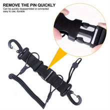 Load image into Gallery viewer, Scuba Diving Canoe Camera Lanyard Anti-lost Rope with Quick Release Buckle Clips for Under Kayaking Swimming Sports Accessories
