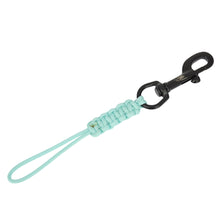 Load image into Gallery viewer, Stainless Steel Scubas Diving Swival Bolts Hook Buckle Marine Grade Hook Clip with Braided Rope Lanyard Anti-lost Safety Rope
