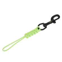 Load image into Gallery viewer, Stainless Steel Scubas Diving Swival Bolts Hook Buckle Marine Grade Hook Clip with Braided Rope Lanyard Anti-lost Safety Rope
