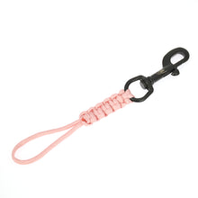 Load image into Gallery viewer, Stainless Steel Scubas Diving Swival Bolts Hook Buckle Marine Grade Hook Clip with Braided Rope Lanyard Anti-lost Safety Rope
