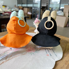 Load image into Gallery viewer, Halloween Pumpkin Cape For 17cm Labubu Doll Clothes Fashion Doll Pumpkin Cloak with Hat Dolls Accessories

