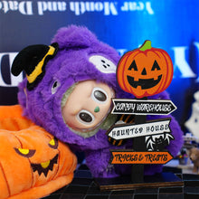 Load image into Gallery viewer, Miniature Halloween Doll Costume for 17cm Labubu Doll Jumpsuit Cute DIY Doll Clothes Lovely Outfit Gifts for Girls Friends
