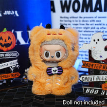 Load image into Gallery viewer, Miniature Halloween Doll Costume for 17cm Labubu Doll Jumpsuit Cute DIY Doll Clothes Lovely Outfit Gifts for Girls Friends

