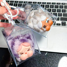 Load image into Gallery viewer, 1PC Protective Acrylic Storage Case For Crybaby Plush Dolls Display Bag No Doll Transparent Portable Cable Organizer Box

