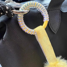 Load image into Gallery viewer, Silicone Rope for Labubu Anti Drop Buckle Keychain Protection Ring Transparent Winding Fixed Anti Drop 8 Kinds Optional
