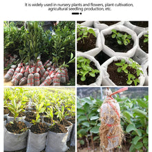 Load image into Gallery viewer, 100Pcs Biodegradable Plant Grow Bags Non-Woven Nursery Pots for Seed Starting Home Garden Accessories Tools
