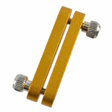 Load image into Gallery viewer, Adjustable Aluminum Ruler Stop Marking Gauge Sliding Positioning Block for Woodworking and Steel Ruler Scribing

