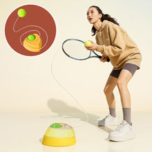 Load image into Gallery viewer, Tennis Practice Trainer with Elastic Ball No Water-Filling Heart Base Solo Rebound System for Adults and Kids
