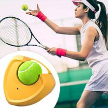 Load image into Gallery viewer, Tennis Practice Trainer with Elastic Ball No Water-Filling Heart Base Solo Rebound System for Adults and Kids
