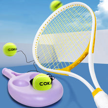 Load image into Gallery viewer, Multi-Function Solo Tennis Trainer Base With High-Elasticity String Tennis Ball Beginner Practice Set Tennis supplies（Color Random）
