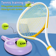 Load image into Gallery viewer, Multi-Function Solo Tennis Trainer Base With High-Elasticity String Tennis Ball Beginner Practice Set Tennis supplies（Color Random）
