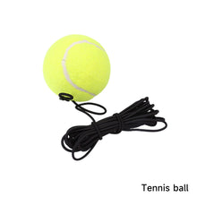 Load image into Gallery viewer, Multi-Function Solo Tennis Trainer Base With High-Elasticity String Tennis Ball Beginner Practice Set Tennis supplies（Color Random）
