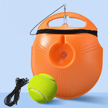 Load image into Gallery viewer, Portable Tennis Trainer with Elastic String Ball Rebound Base for Solo Practice Beginner Training Equipment

