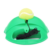Load image into Gallery viewer, Portable Tennis Trainer with Elastic String Ball Rebound Base for Solo Practice Beginner Training Equipment
