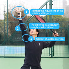 Load image into Gallery viewer, Tennis Ball Throwing Trainer Correct Wrist Posture and Improve Serving Stability Practice Server for Badminton and Pickleball Beginners
