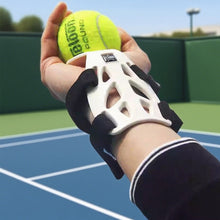 Load image into Gallery viewer, Tennis Ball Throwing Trainer Correct Wrist Posture and Improve Serving Stability Practice Server for Badminton and Pickleball Beginners
