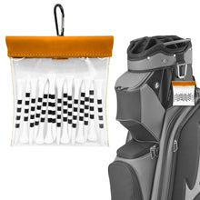 Load image into Gallery viewer, Transparent PVC Golf Bag Self-Closing Golf Tee Green Fork Storage Bag Golf Accessory Toolkit
