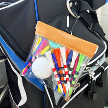 Load image into Gallery viewer, Transparent PVC Golf Bag Self-Closing Golf Tee Green Fork Storage Bag Golf Accessory Toolkit
