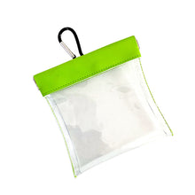 Load image into Gallery viewer, Transparent PVC Golf Bag Self-Closing Golf Tee Green Fork Storage Bag Golf Accessory Toolkit

