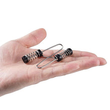 Load image into Gallery viewer, 1PC 316 Stainless Steel Marine Flagpole Clamp Fishing Flag Spring Clips For Halyards Outrigger Lines Antennas Stern Lights Flagpole Rope
