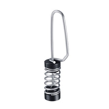 Load image into Gallery viewer, 1PC 316 Stainless Steel Marine Flagpole Clamp Fishing Flag Spring Clips For Halyards Outrigger Lines Antennas Stern Lights Flagpole Rope
