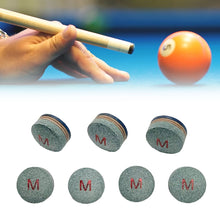 Load image into Gallery viewer, 1PC 11MM Billiard Cue Neutral Cowhide Tip with Gasket Enhanced Grip Strong Screw Shot Control Billiards Accessories
