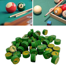 Load image into Gallery viewer, 1PC 11MM High-Elastic And Durable Billiard Cue Pigskin Tip Neutral Snooker Small Head Cue Tip Billiard Accessory
