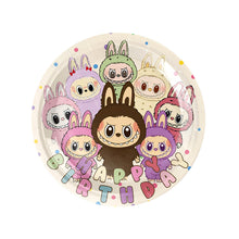 Load image into Gallery viewer, Labubu Outdoor Camping Disposable Tableware Birthday Party Decoration Atmosphere Supplies
