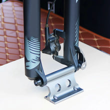 Load image into Gallery viewer, Portable Aluminum Alloy Bike Front Fork Fixing Frame Quick Release Car Parking Stand Holder For Car Roof Rack And Automobile SUV Cycling Accessories
