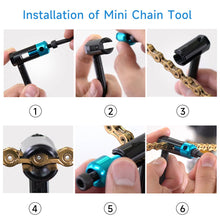 Load image into Gallery viewer, Professional Bike Chain Tool Quick Link Remover Cutter For 6-10 Speed Bicycle Chains Bicycle Repair Accessories
