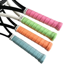 Load image into Gallery viewer, Original Macaron Tennis Overgrip Tennis Racket Anti Slip Sweatband Grips Padel Shock Absorption Grip Tape Badminton Training Accessories

