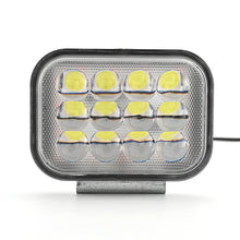 Load image into Gallery viewer, Universal 12-85V Motorcycle Square LED Projector Headlight for E-Bike 12LED Lens High/Low Beam Off-Road Lighting
