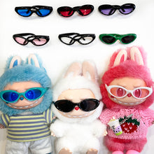 Load image into Gallery viewer, For Labubu Glasses 6.5cm Cute Plastic Glasses for 17cm Labubu 13cm Joker Bear Dolls Toy Glasses Accessories
