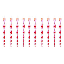 Load image into Gallery viewer, 10Pcs Bird Repeller Spiral Rotating Rod Reflective Wind Deterrent Control Device Agricultural Scare Bird Garden Ornaments Decor
