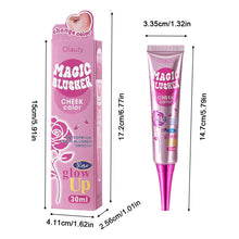 Load image into Gallery viewer, Discolored Powder Blusher Moisturizing Nourishing Skin Care Liquid Powder Blusher Shimmering Facial Powder Blusher Cream
