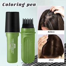 Load image into Gallery viewer, Natural Coloring Hair Gap Filling Pen Portable Natural Fast Color Filling Natural Waterproof Sweat Proof Hair Comb Pen Comb
