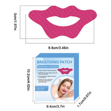 Load image into Gallery viewer, Mouth Breathing Correction Patch Patch Anti Open Mouth Patch Anti-Snoring Safe Breathing Open Mouth Correction Device
