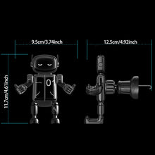 Load image into Gallery viewer, Car Air Vent Phone Holder Robot Design Adjustable Phone Mount for Dashboard Navigation Stand with Strong Grip
