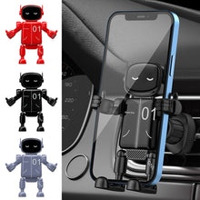 Load image into Gallery viewer, Car Air Vent Phone Holder Robot Design Adjustable Phone Mount for Dashboard Navigation Stand with Strong Grip
