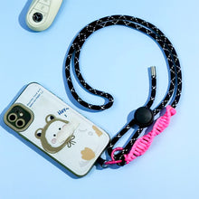 Load image into Gallery viewer, Cute Phone Lanyard Adjustable Diameter Outdoor Universal Case Crossbody Shoulder Card Neck Cord Clip Hang Anti-lost Wrist Strap
