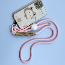 Load image into Gallery viewer, Cute Phone Lanyard Adjustable Diameter Outdoor Universal Case Crossbody Shoulder Card Neck Cord Clip Hang Anti-lost Wrist Strap

