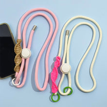 Load image into Gallery viewer, Cute Phone Lanyard Adjustable Diameter Outdoor Universal Case Crossbody Shoulder Card Neck Cord Clip Hang Anti-lost Wrist Strap
