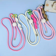 Load image into Gallery viewer, Cute Phone Lanyard Adjustable Diameter Outdoor Universal Case Crossbody Shoulder Card Neck Cord Clip Hang Anti-lost Wrist Strap
