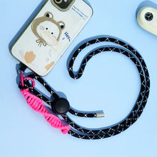 Load image into Gallery viewer, Cute Phone Lanyard Adjustable Diameter Outdoor Universal Case Crossbody Shoulder Card Neck Cord Clip Hang Anti-lost Wrist Strap
