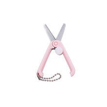 Load image into Gallery viewer, Creative Mini Portable Folding Scissors Morandi Simple Paper-Cutting Art Tool Stationary Scissors Office School Supplies
