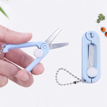 Load image into Gallery viewer, Creative Mini Portable Folding Scissors Morandi Simple Paper-Cutting Art Tool Stationary Scissors Office School Supplies
